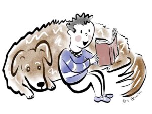 Reading to a pet aids reading fluency